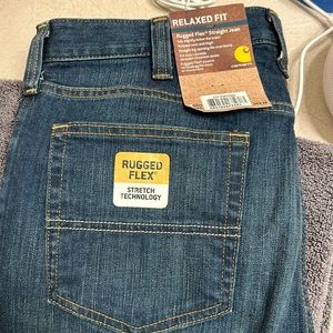 Men’s carhart relaxed fit straight jeans